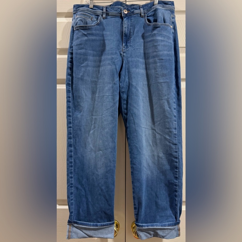 J.Jill Denim Jeans Womens Size 18T Blue High Rise Straight Leg Stretch